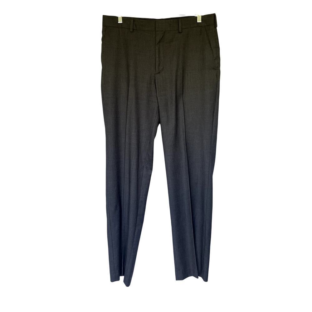 Apt. 9 Madison Fit Suit Pants 34x34 Grey Men Modern Fit Polyester Rayon